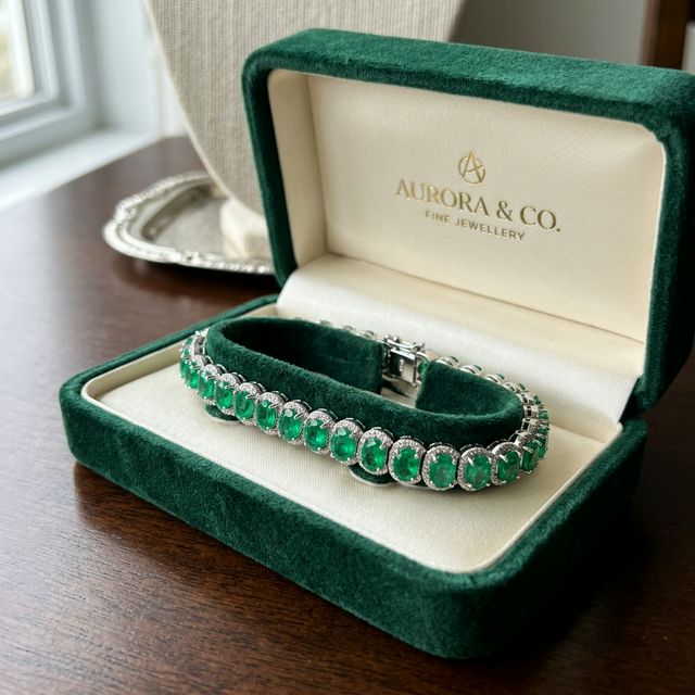 Emerald Tennis Bracelet